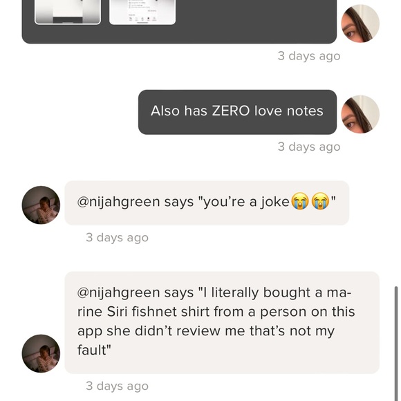 Marine Serre Buyer ruined my shirt deliberately due to it being the wrong size - Picture 15 of 16